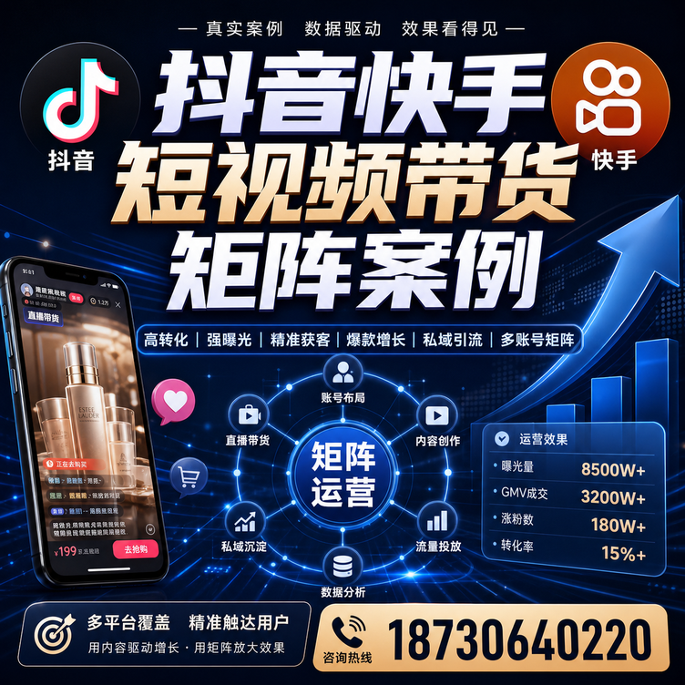 贵港短视频带货团队多平台矩阵自动分发案例